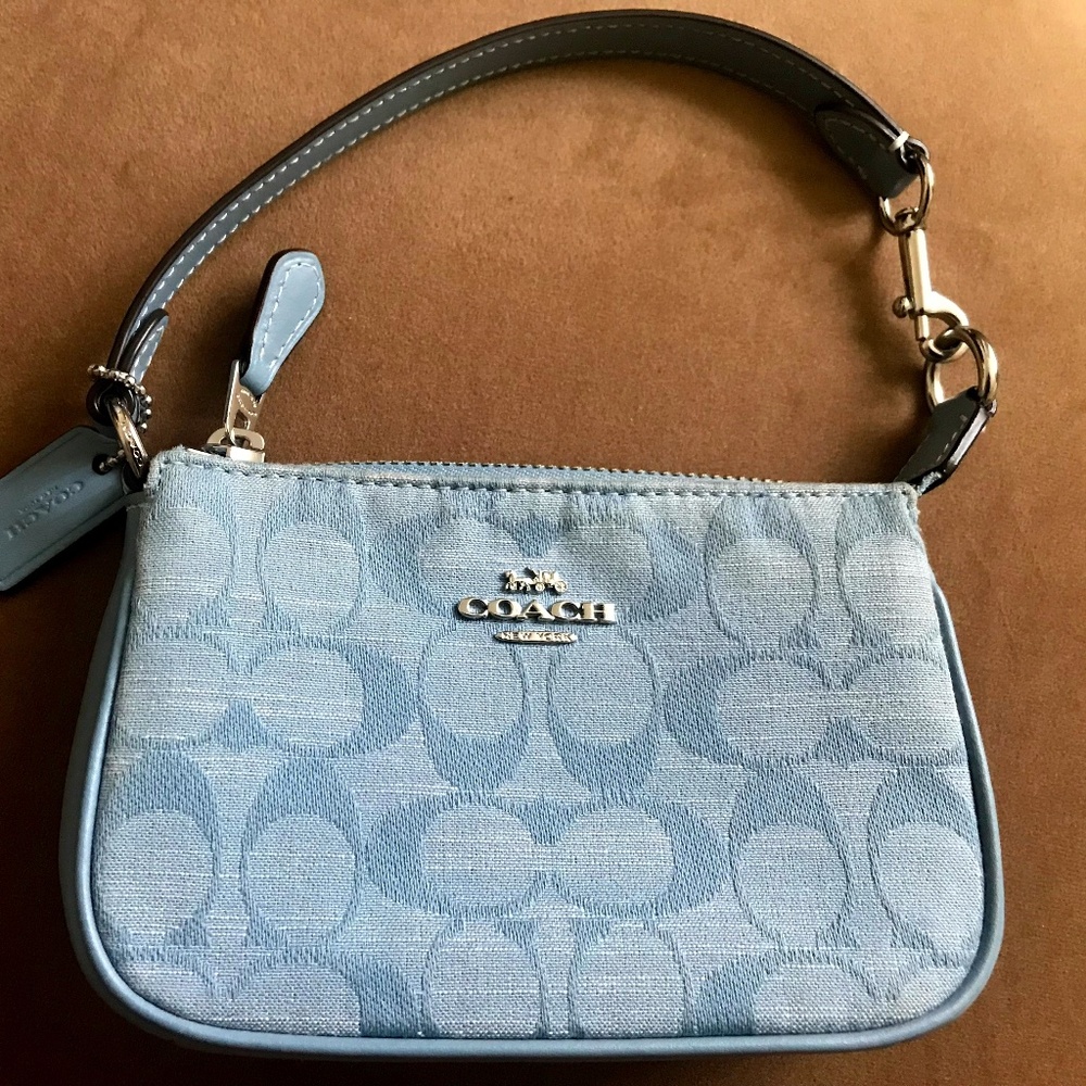 Coach Nolita 15 (light Blue Denim)